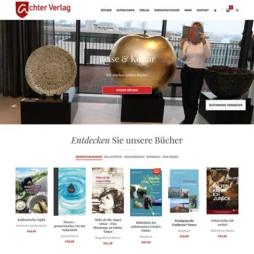 Web Design Referenz Buchverlag