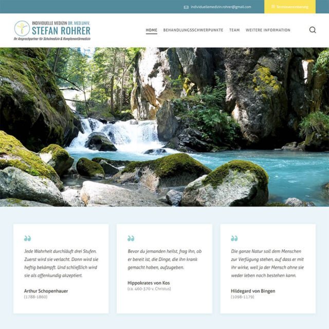 General practitioner web design