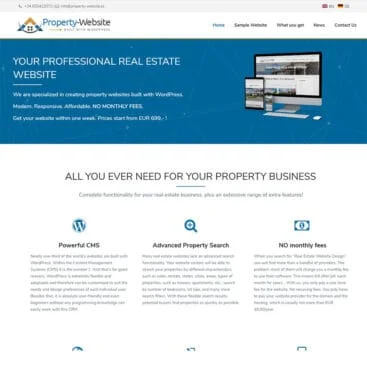 Maklerwebseite Design