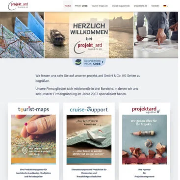Website für eine GmbH