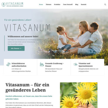 Gesundheitsportal Web Design